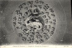 CPA Chateau de Chambord Coupole de l'Escalier de Francois I 