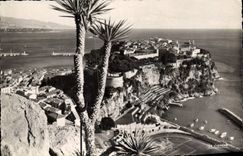 CPA Le Rocher de Monaco Le Cap Martin et Italie 
