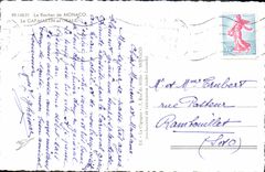 CPA Le Rocher de Monaco Le Cap Martin et Italie 