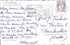 CPA La Cote des Maures Saint Tropez Var La Chapelle Sainte Anne 