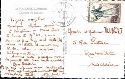 CPA La Touraine Illuminee Chateau de Luynes