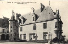 CPA Chateau de Chaumont sur Loire Loir et Cher Facade sur la Cour 