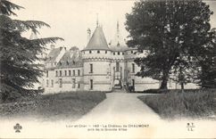 CPA Loir et Cher Le Chateau de Chaumont pris de la Grande allee 