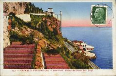 CPA Grimaldi Ventimiglia Balzi Rossi Veduta del Ponte San Luigi 