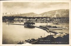 CPA Geneve L'Entree de la Rade et les Eaux Vives 