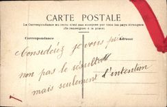 CPA Maison (dessin a la main)