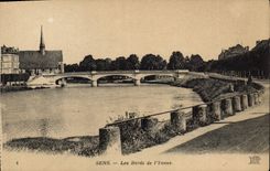 CPA Sens Les Bords de l'Yonne 