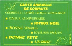 CPM Carte annuelle de souhaits Noel Pâques