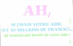 CPM Ah si j'avais votre aide