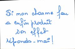 CPM Si mon charme