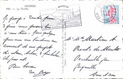 CPA Lourdes La Grotte 