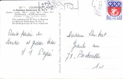 CPA Lourdes La Basilique Souterraine St Pie 