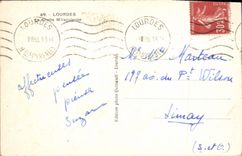 CPA Lourdes La Grotte Miraculeuse 