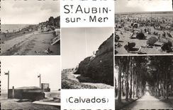 CPA St Aubin sur Mer Calvados 