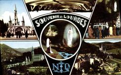 CPA Souvenir de Lourdes 