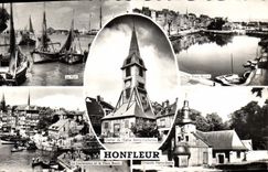 CPA Honfleur Clocher de l'Eglise Sainte Catherine 