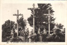CPA Lourdes Le Calvaire Mort de Notre Seigneur 