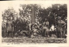 CPA Lourdes Le Calvaire Jesus rendu a sa mere 