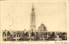 CPA ND de Lorette Vue generale du Phare et le Basilique 