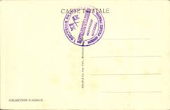 CPA Hartmannswillerkopf Vieil Armand Le Cimetiere du Silberloch 