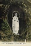 CPA Lourdes La Vierge de la Grotte 