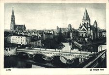 CPA Metz Le Moyen Pont 