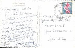 CPA Reims Marne La Cathedrale 