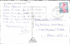 CPA Reims Place Drouen d'Erion 