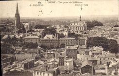 CPA Niort Vue prise de St Hilaire 