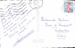 CPA Cabourg Calvados Le Casino et le Grand Hotel
