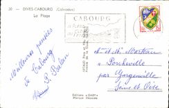 CPA Dives Cabourg Calvados La Plage 