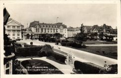 CPA Cabourg Jardin du Casino et le Grand Hotel 