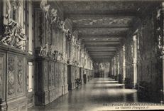 CPA Palais de Fontainebleau La Galerie Francois 1st 