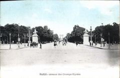 CPA Paris Avenue des Champs Elysees 