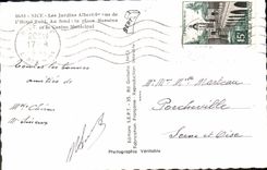 CPA Nice Les Jardins Albert 1st Vus de l'Hotel Ruhl Au fond la place Massena et le Casino Municipal 