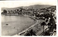 CPA Cannes La Croisette et le Mt Chevalier 