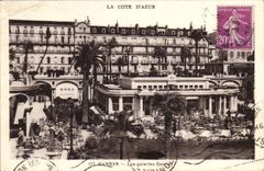 CPA Cannes Les galeries fleuries 