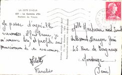 CPA La Cote d'Azur Rochers Rouges de l'Esterel 