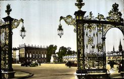 CPA Nancy Place Stanislas Les Grilles de Jean Lamour 