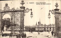 CPA Nancy Place Stanislas Grilles de Jean Lamour 