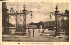 CPA Nancy Place Stanislas et Grilles Jean Lamour 