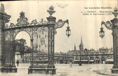 CPA Nancy Place Stanislas Grilles de Jean Lamour 