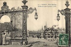 CPA Nancy Place Stanislas Grilles de Jean Lamour 