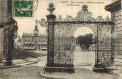 CPA Nancy Place Stanislas Grille Jean Lamour 
