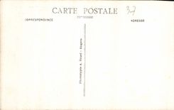 CPA Loches Donjon de Foulques Nerra et les murs des fortifications