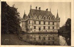 CPA Chateaux de la Loire Chateau d'Azay le Rideau 