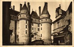 CPA Langeais Indre et Loire L'entree du Chateau 