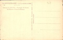 CPA Chateaux de la Loire Chateau de Loches Frontispice de l'Entree de l'Oratoire d'Anne de Bretagne