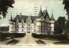 CPA Azay le Rideau Le Chateau La Facade Nord 