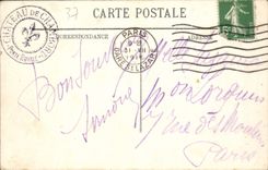 CPA Azay le Rideau Le Chateau La Facade Nord